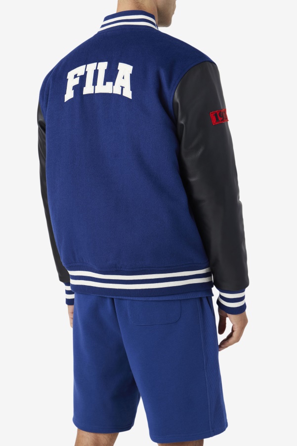 Fila Josh Varsity Jacket Blue/Black