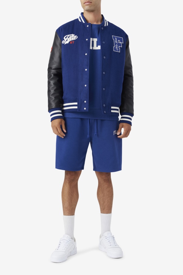 Fila Josh Varsity Jacket Blue/Black