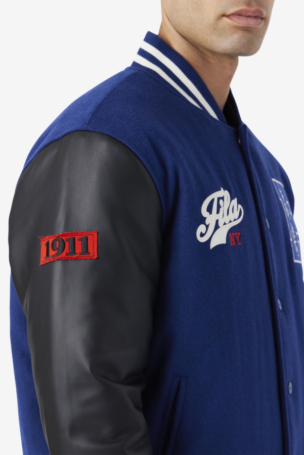 Fila Josh Varsity Jacket Blue/Black