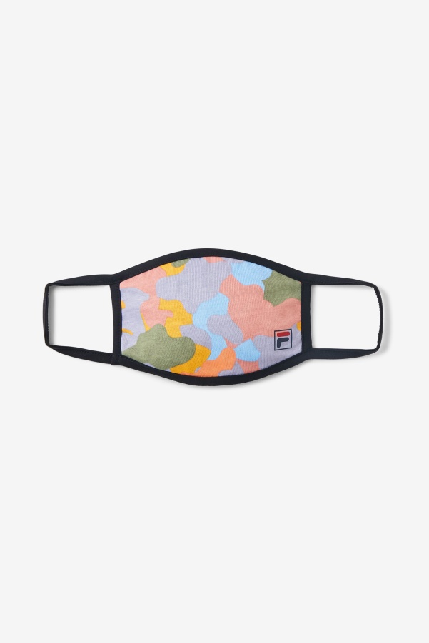 Fila Light Camo Multi Light Multicolor Cloth Face Mask