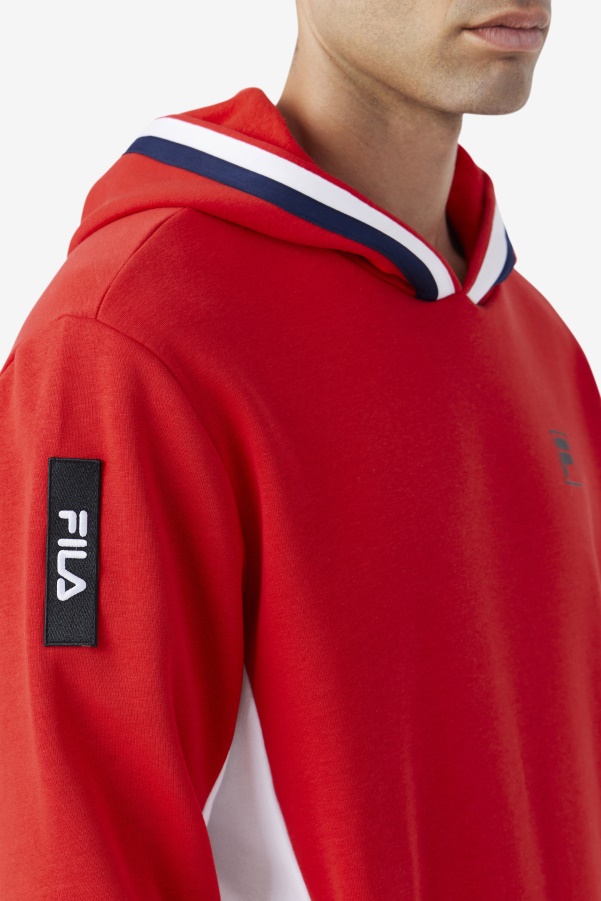 Bevans Park Hoodie Fila Red
