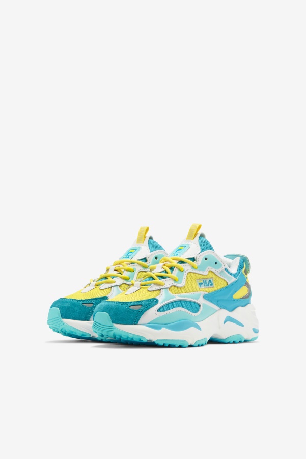 Little Kids' Ray Tracer Apex Celandine/Blue/Blue Fila