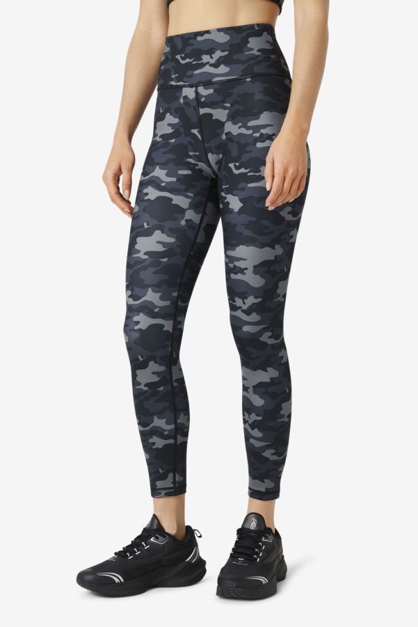 Fila Dark Camo/Black Forza Sleek 7/8 Leggings