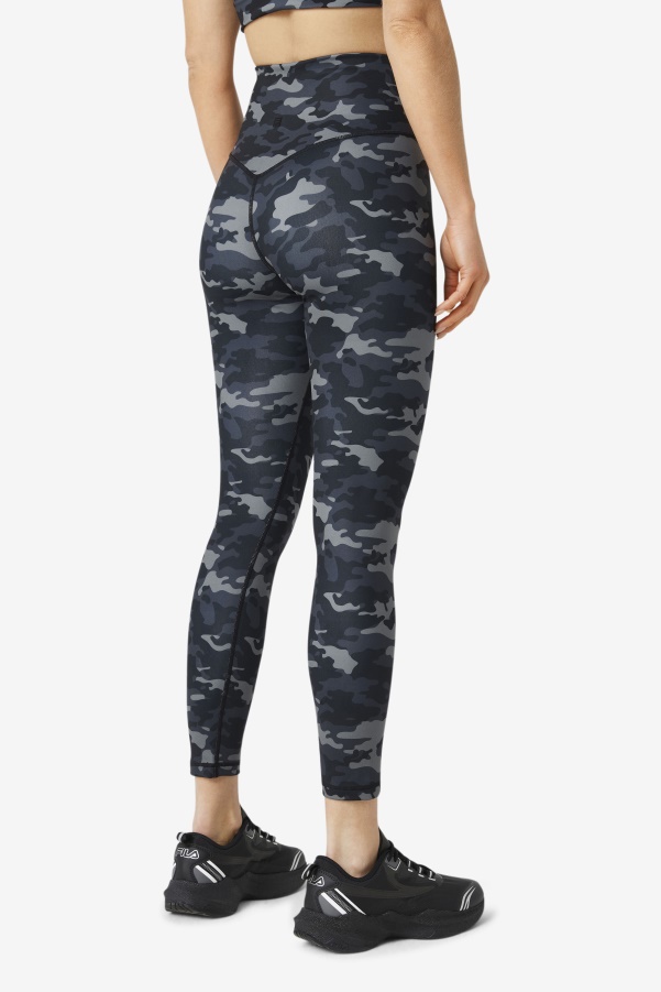 Fila Dark Camo/Black Forza Sleek 7/8 Leggings
