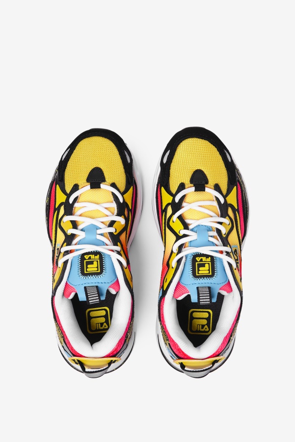 Black/Diva Pink/White Big Kids' Ray Tracer Apex Fila