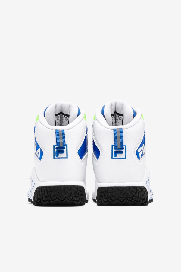 Fila White/Blue/Green Big Kids' Mb Night Walk