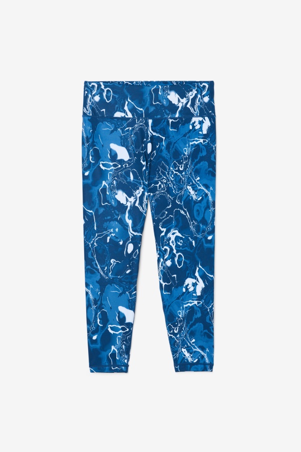 Forza Sleek 7/8 Leggings Navy Marble Fila