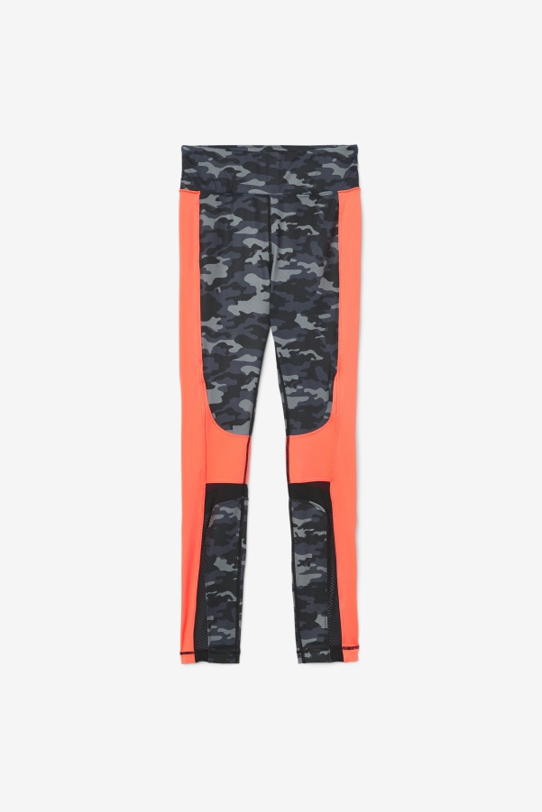 Forza Color Blocked Legging Fila Dark Camo/Coral/Black