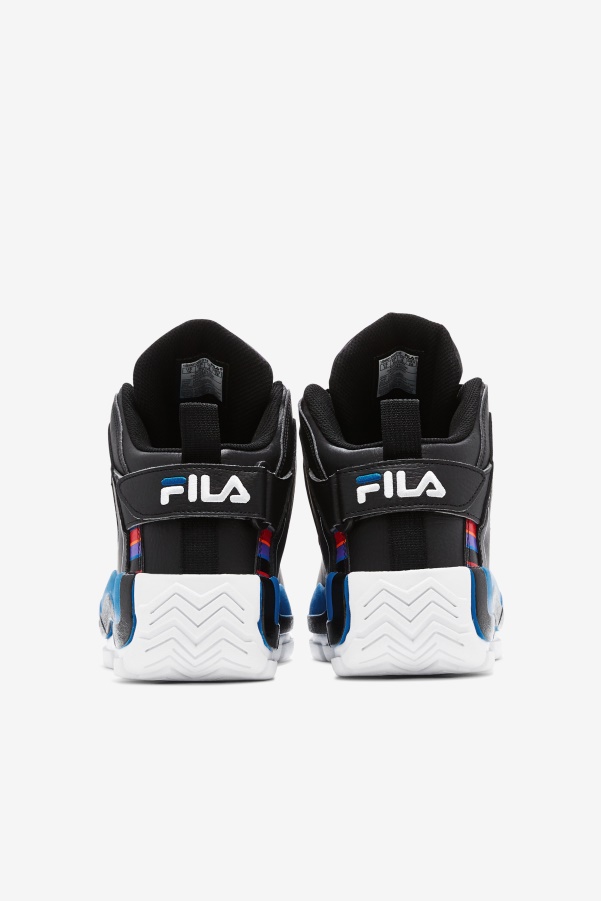 Big Kids' Grant Hill 2 History Fila Black/White/Imperial Blue