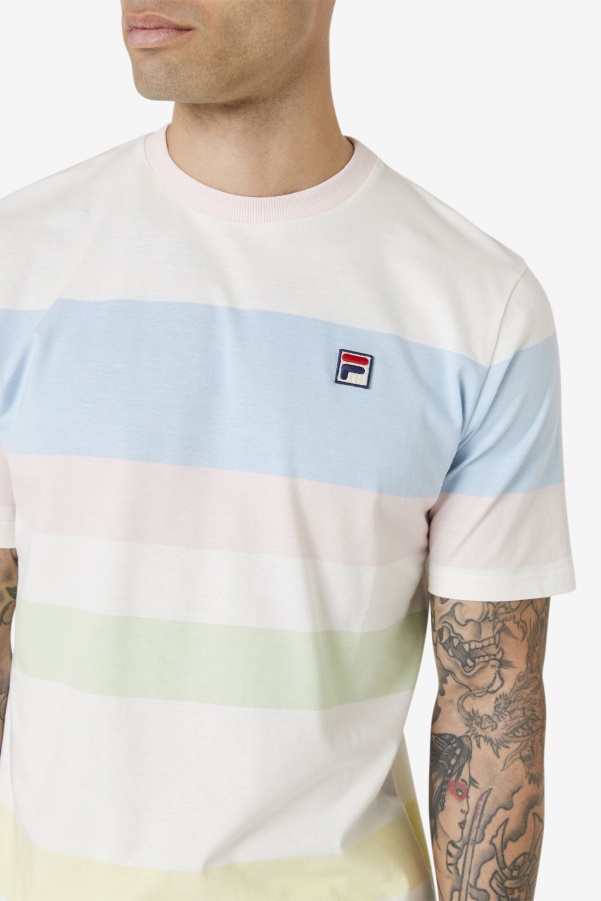 Fila Marshmallow/Blue/Pink/Tender Slitter Crew