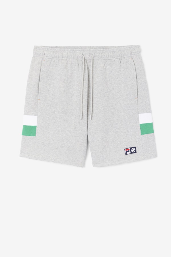 Fila Langlen Short Light Grey/Jelly Bean/White
