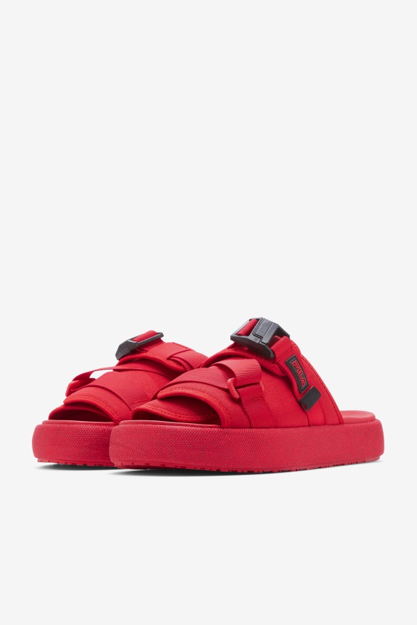 Men's Atlas Slide Fila Red/Black