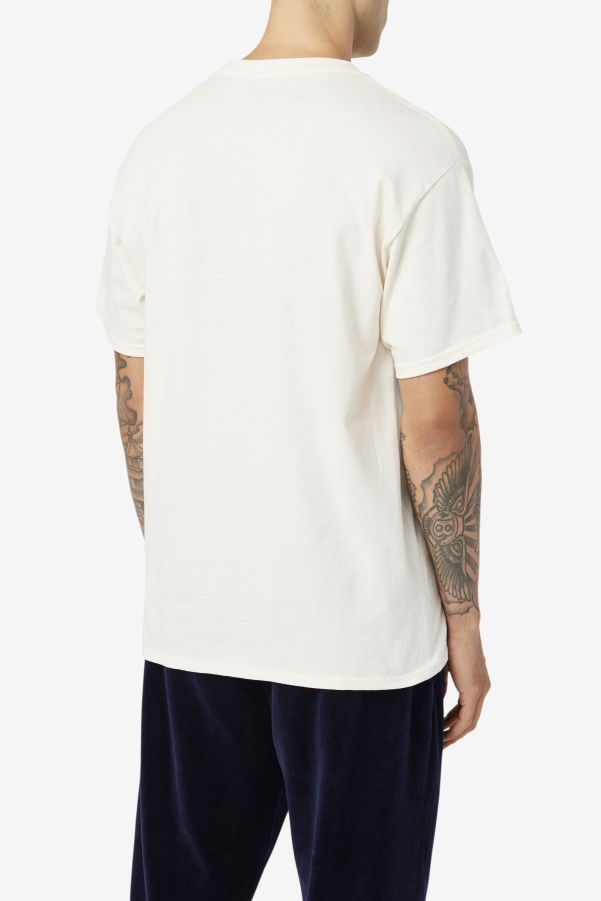 Fila Gardenia/Navy/Red Original Fitness Tee