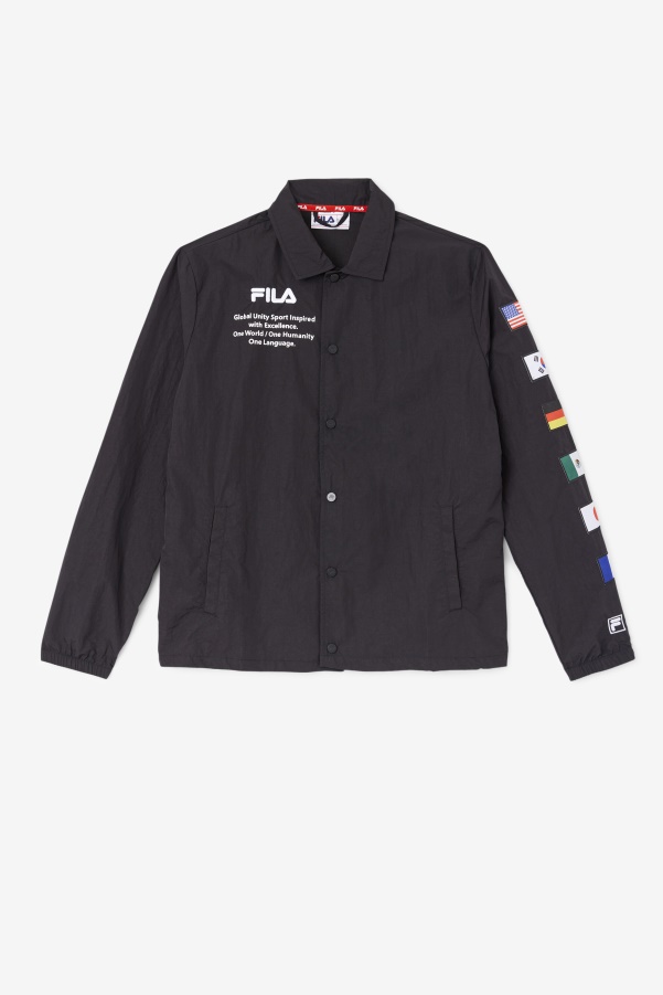 Caquga Jacket Fila Black/White