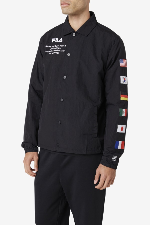 Caquga Jacket Fila Black/White