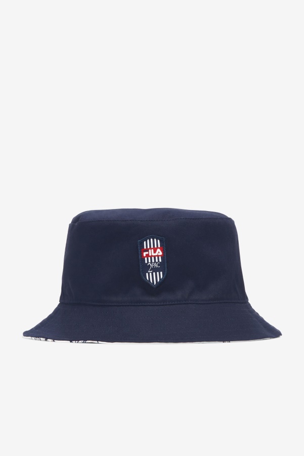 2Pac Hat Fila Navy/White
