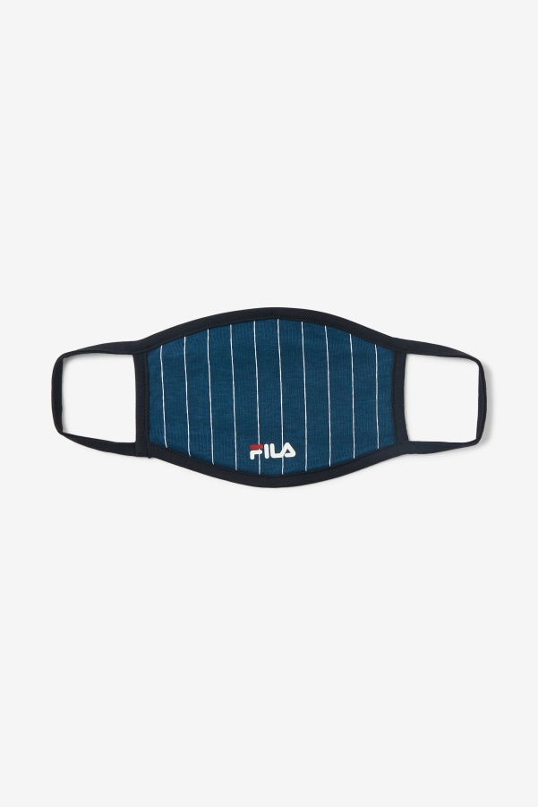 Fila Pin Stripe Cloth Face Mask Navy