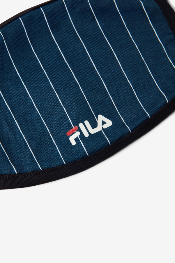 Fila Pin Stripe Cloth Face Mask Navy
