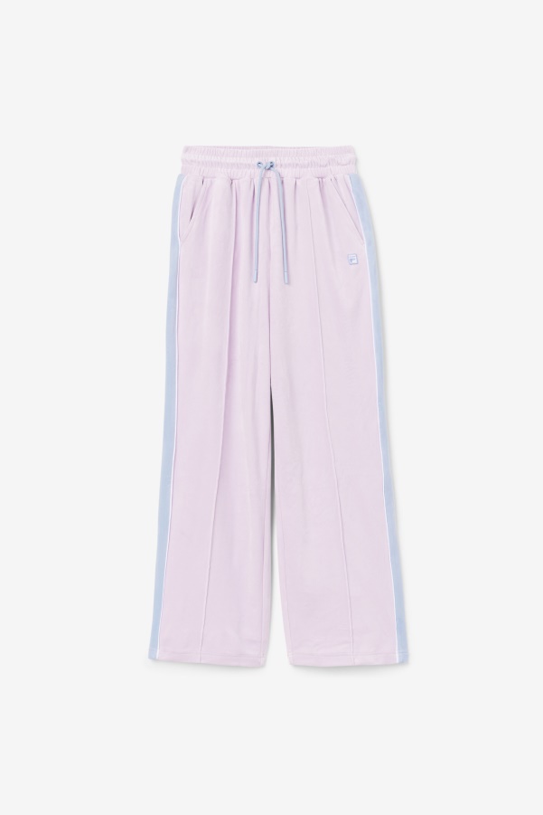 Fila Valery Velour Pant Orchid/Blue/White