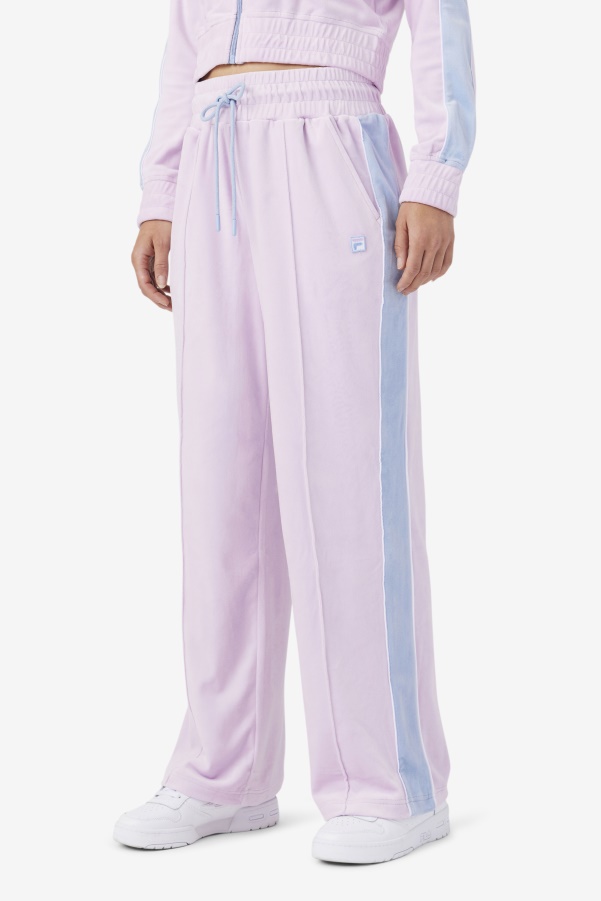 Fila Valery Velour Pant Orchid/Blue/White