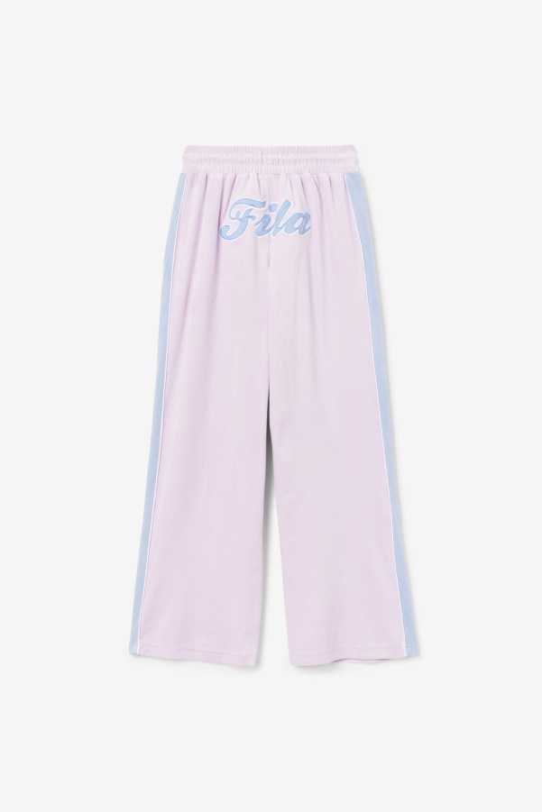 Fila Valery Velour Pant Orchid/Blue/White