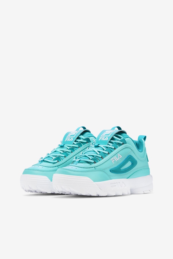 Blue/Turquoise Tonic/White Women's Disruptor 2 Premium Fila