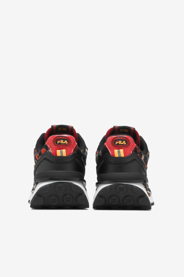 Black/Oxford Tan/White Fila Big Kids' Renno