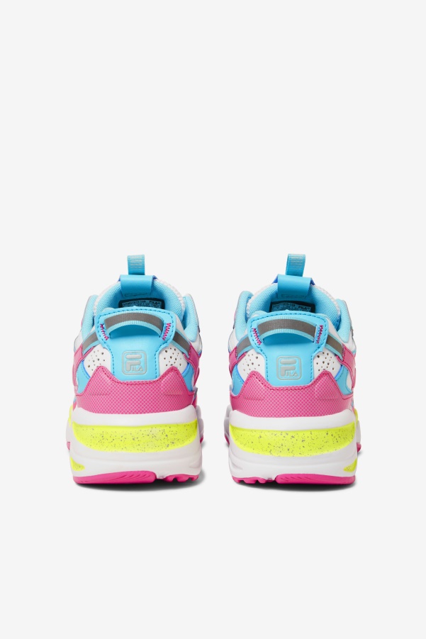 Fila Women's Ray Tracer Apex White/Pink Glo/Bluefish