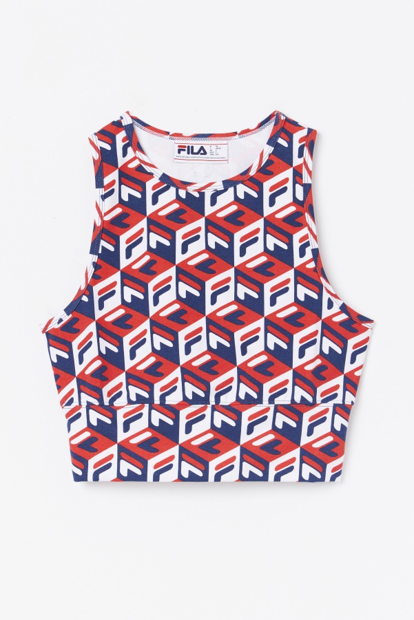 Fila Emmaline Tank Red/Navy/White