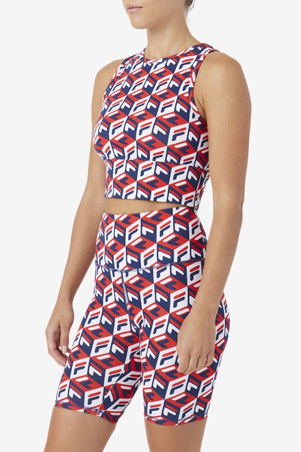 Fila Emmaline Tank Red/Navy/White