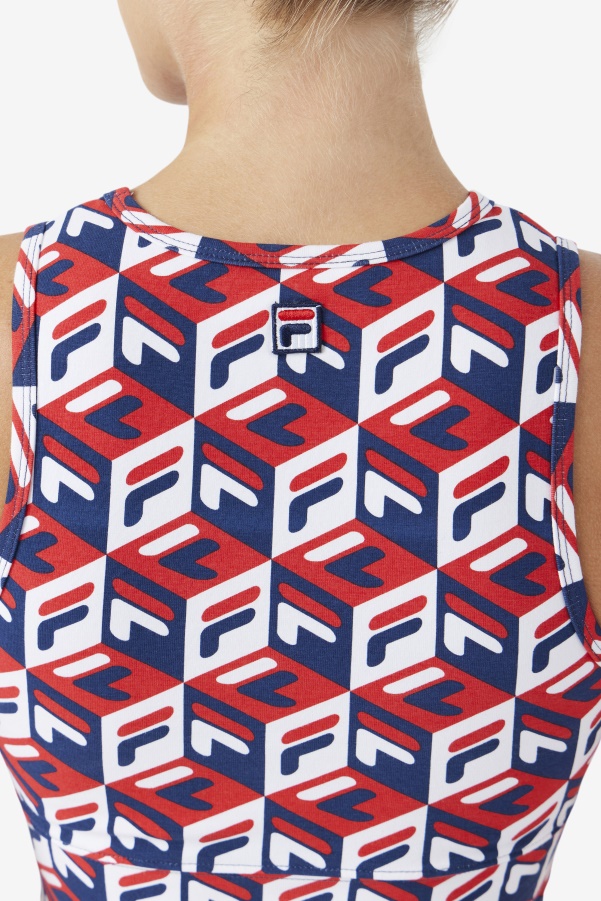 Fila Emmaline Tank Red/Navy/White
