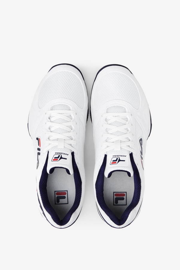 Fila White/Navy/Red Men's volley zone