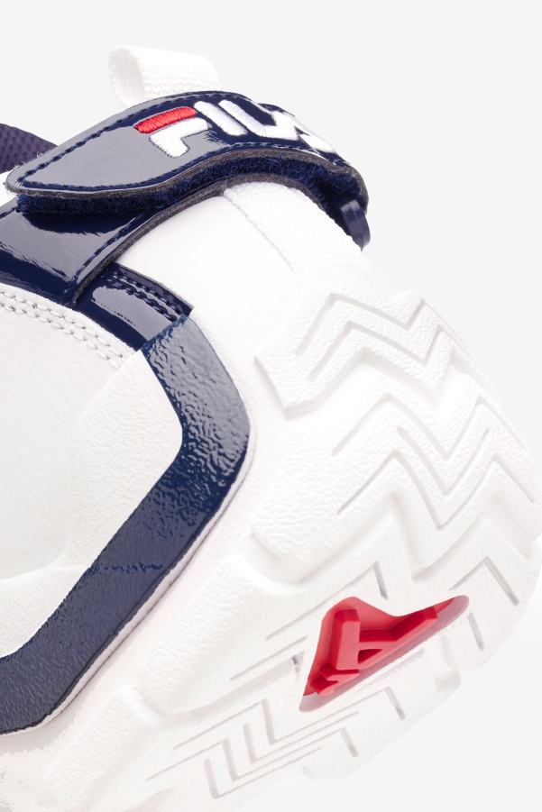 White/Navy/Red big kids' Grant Hill 2 Fila