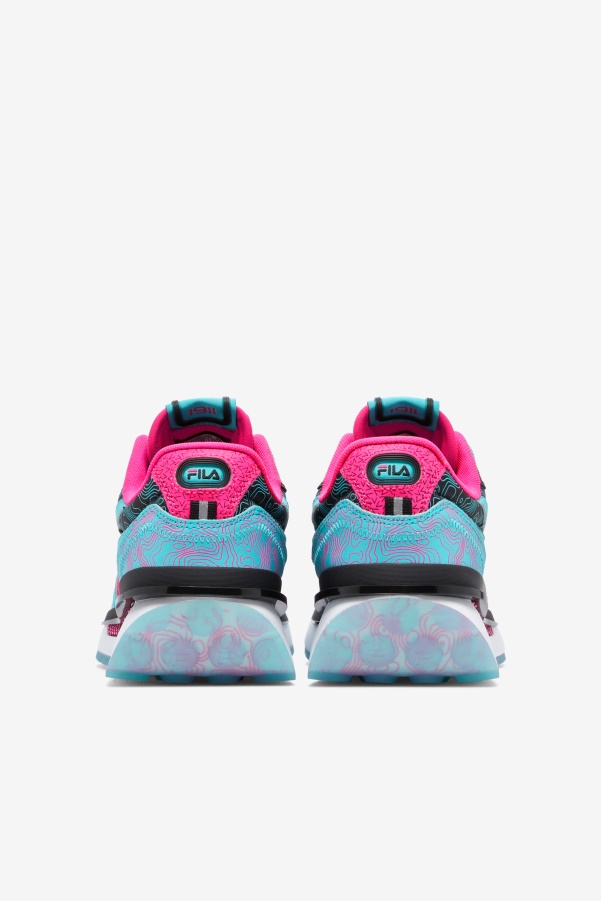 Fila Black/Pink Glo/White Women's Renno