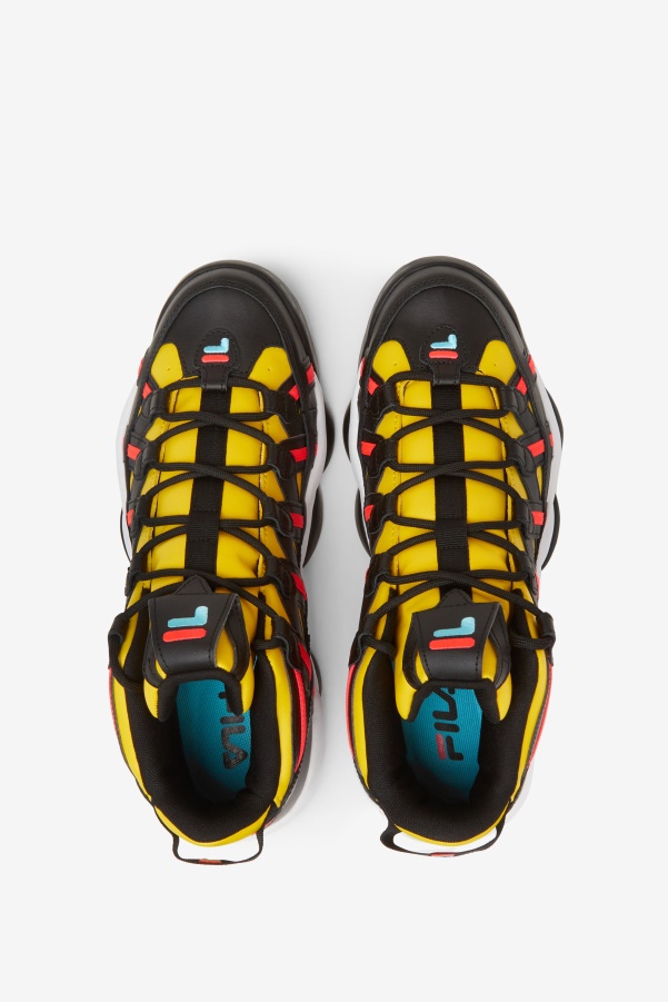 Lemon/Black/Bluefish Men's Stackhouse Spaghetti Fila