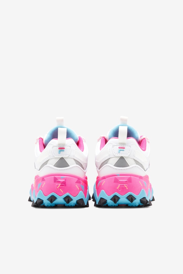 Women's Oakmont TR Fila White/Pink Glo/Bluefish