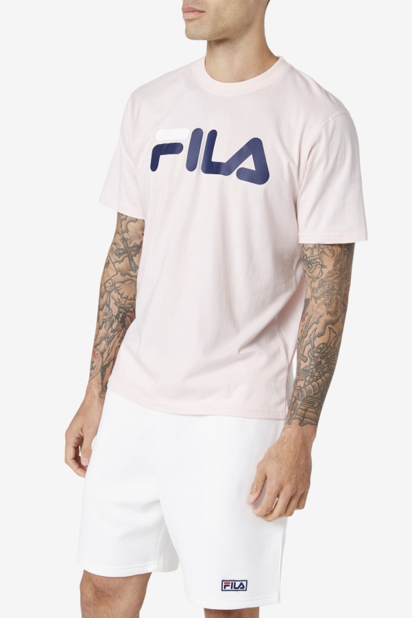 Men's Eagle Tee Pink/Navy/White Fila