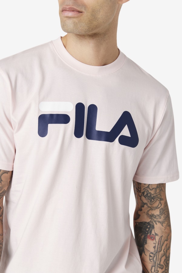 Men's Eagle Tee Pink/Navy/White Fila