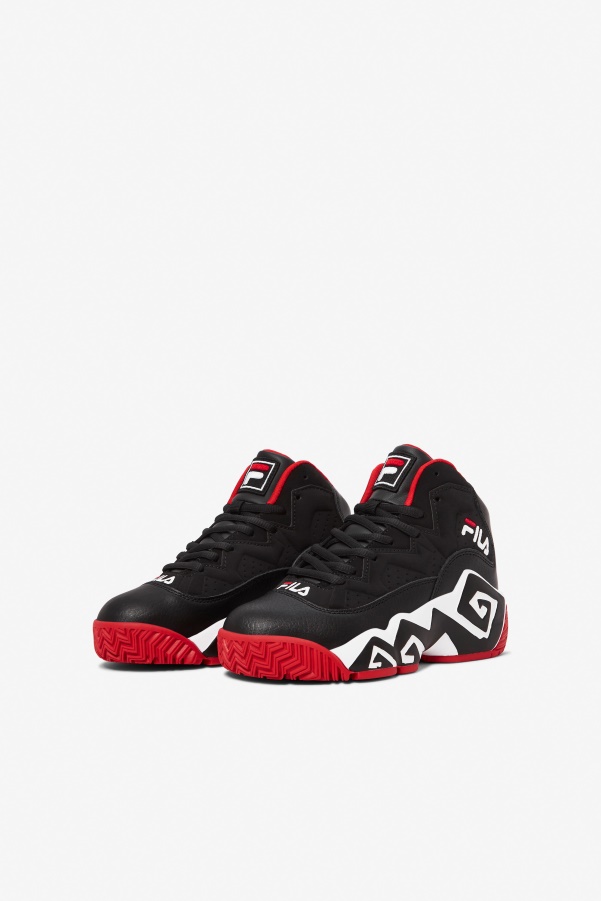 Big Kids' Mb Fila Black/White/Red