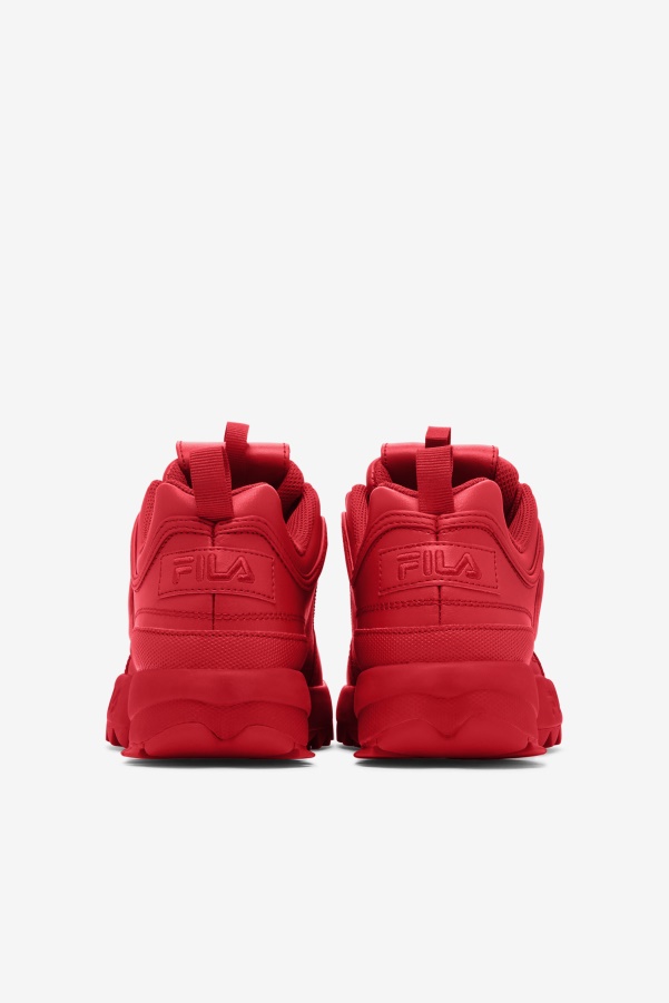 Red Fila Women's Disruptor 2 Premium