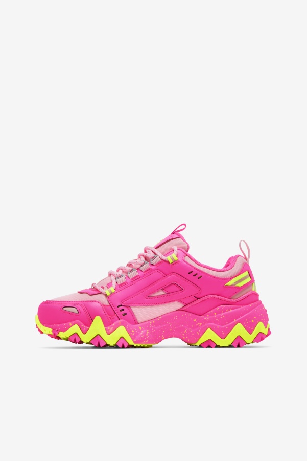 Women's Oakmont Tr Pink/Almond Blossom/Yellow Fila