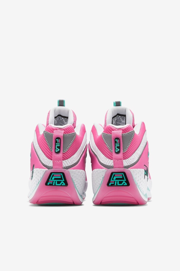 Fila White/Pink/Cockatoo Women's Grant Hill 3