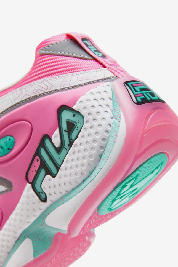 Fila White/Pink/Cockatoo Women's Grant Hill 3