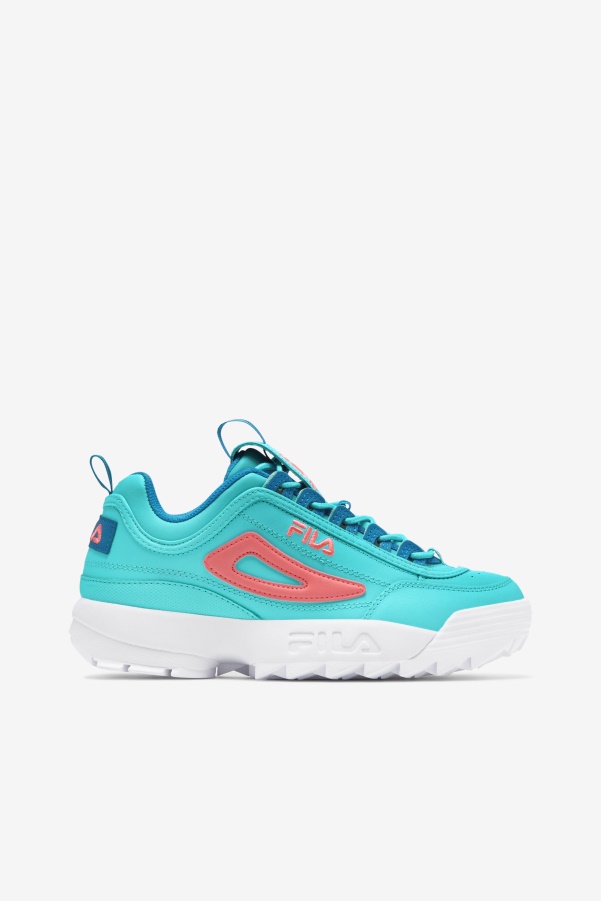 Big Kids' Disruptor 2 Premium Blue/Atomic Blue/Tea Rose Fila
