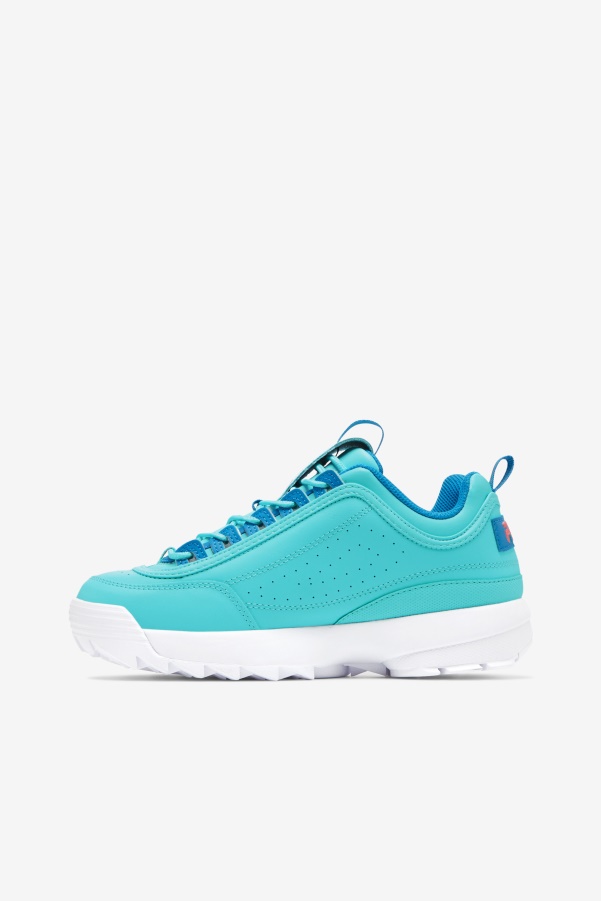Big Kids' Disruptor 2 Premium Blue/Atomic Blue/Tea Rose Fila