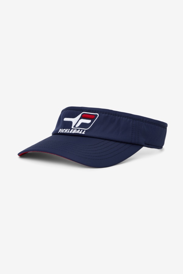 Fila Navy/Red Pickleball Visor