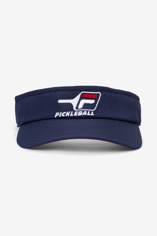 Fila Navy/Red Pickleball Visor