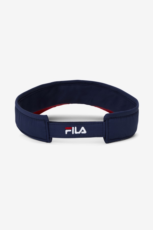 Fila Navy/Red Pickleball Visor