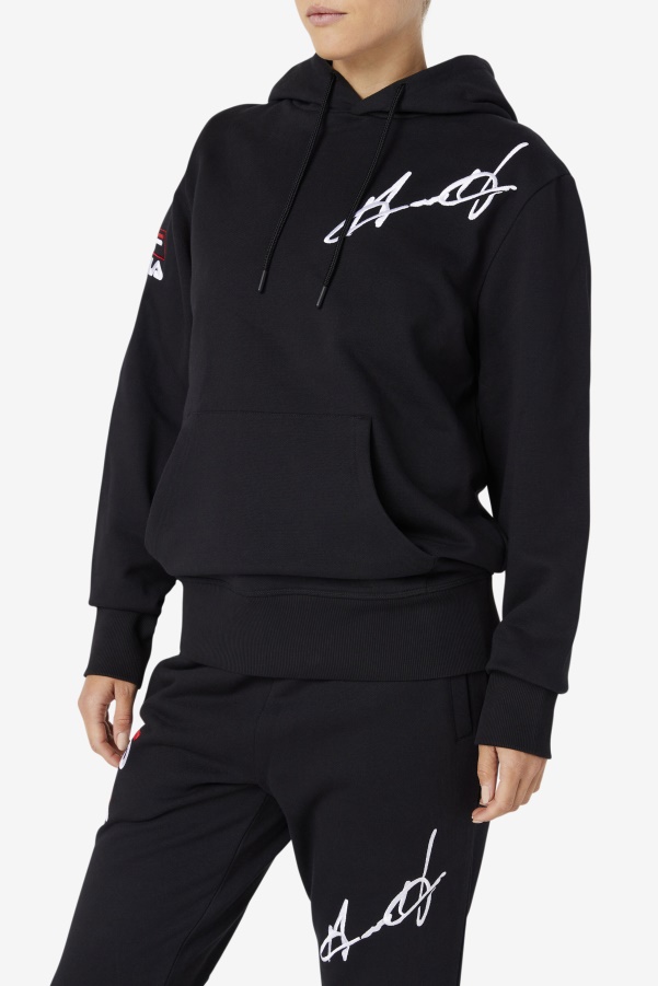 Grant Hill Lazarus Hoodie Black Fila