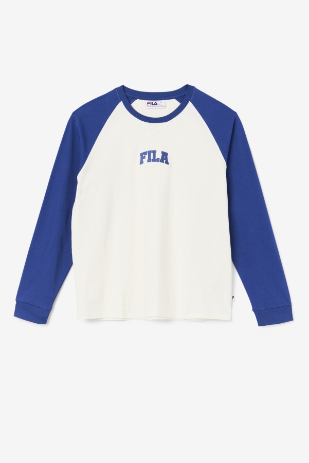 Fila Chet Raglan Tee Gardenia/Blue